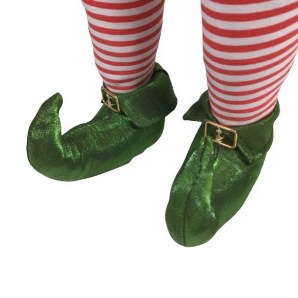Mark Roberts Christmas Santa Fairy Elf Pointy Shoes Present Candy 21" Posable - Picture 10 of 16
